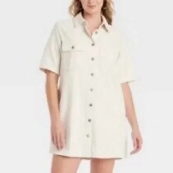 universal thread denim shirt dress Universal Thread Women's Long Sleeve Denim Shirtdress